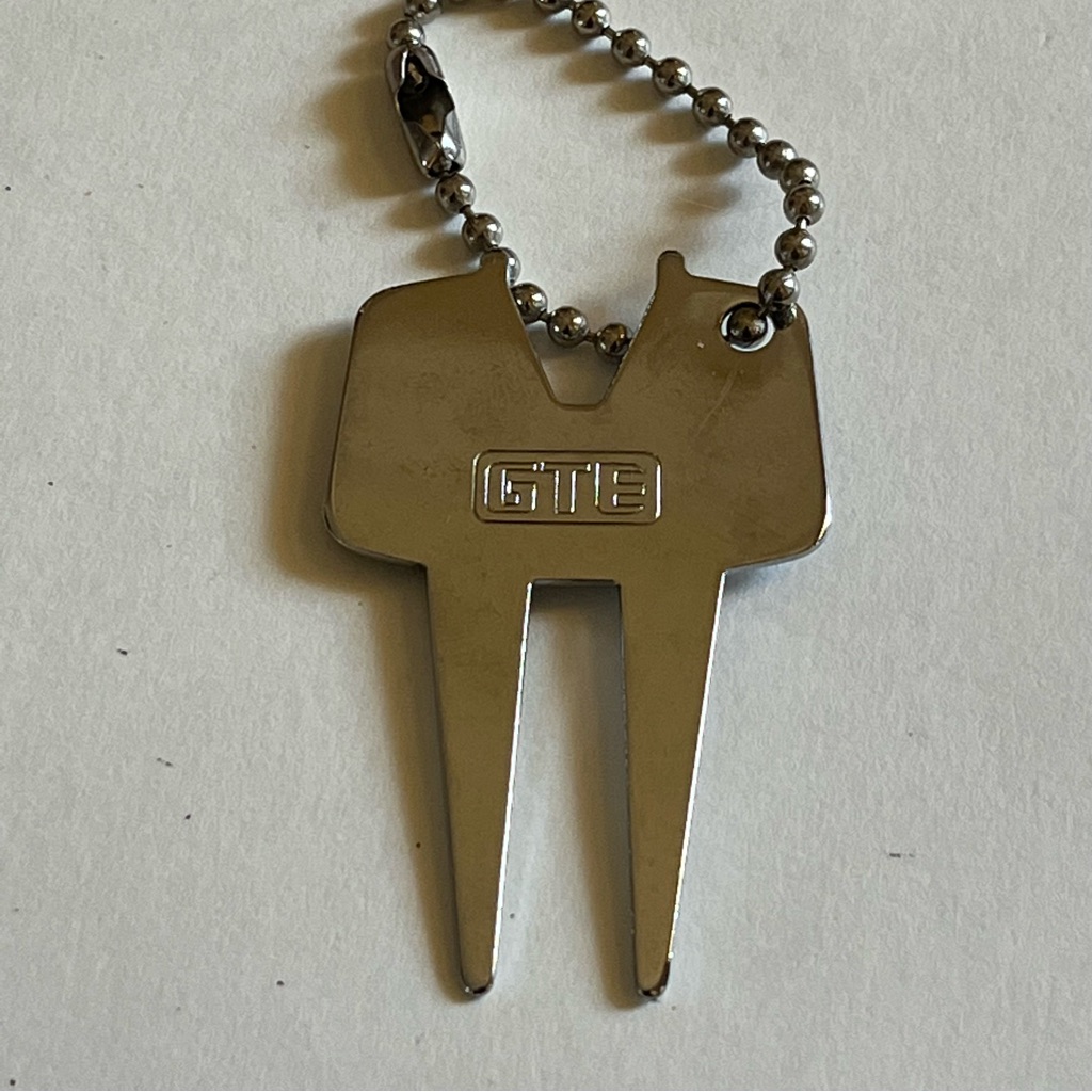 Vintage Gte Silver Tone Golf Divot Tool